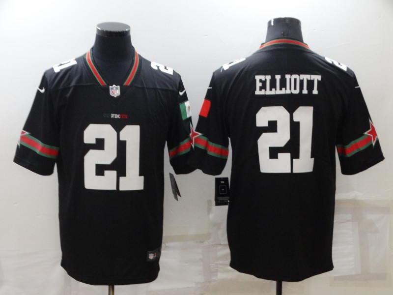 2021 Men Nike NFL Dallas cowboys #21 Elliott black  Vapor Untouchable jerseys->dallas cowboys->NFL Jersey